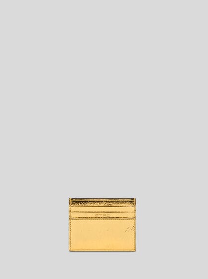 LAMINATED LEATHER CARD HOLDER