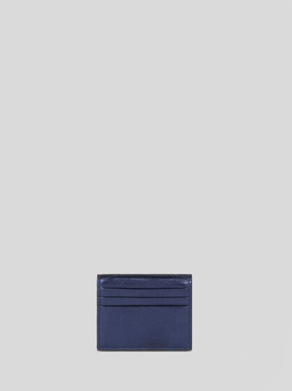 LAMINATED LEATHER CARD HOLDER