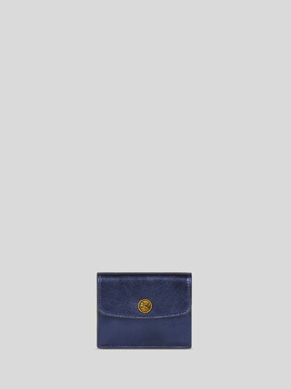 LAMINATED LEATHER CARD HOLDER