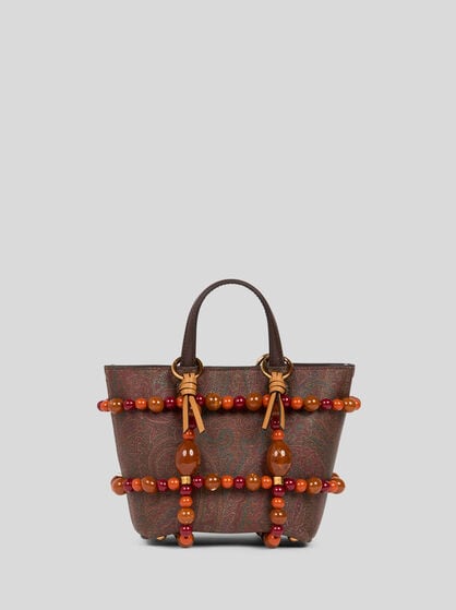 DECORATIVE BAG CAGE WITH MARBLES