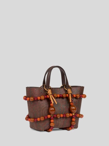 DECORATIVE BAG CAGE WITH MARBLES