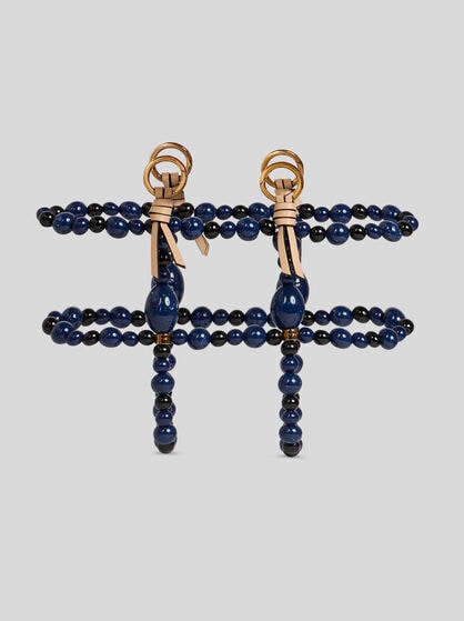 DECORATIVE BAG CAGE WITH MARBLES