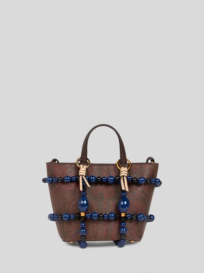 DECORATIVE BAG CAGE WITH MARBLES