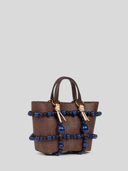 DECORATIVE BAG CAGE WITH MARBLES