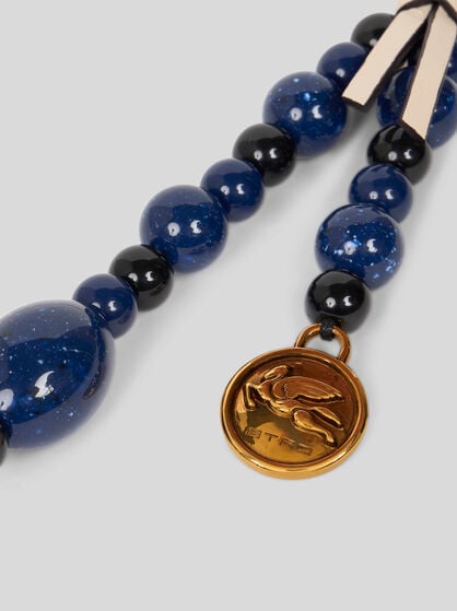 CHARM WITH MARBLES AND PEGASO MEDALLION