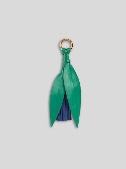 CHARM WITH TASSEL AND LEAVES