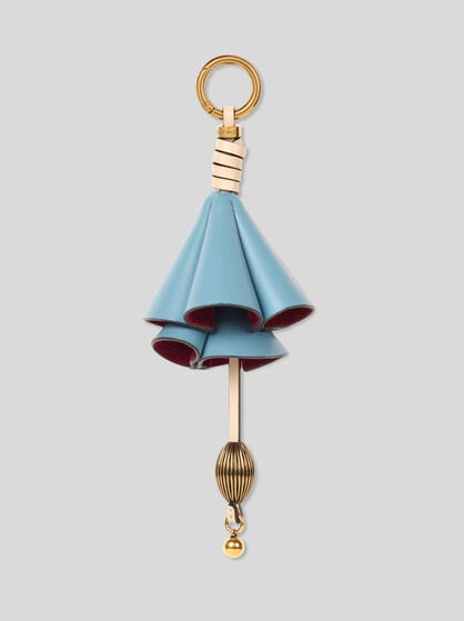 LEATHER FLOWER CHARM
