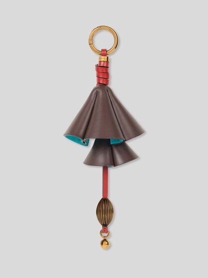LEATHER FLOWER CHARM