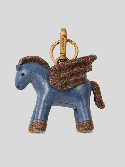 LEATHER AND ARNICA PEGASO CHARM