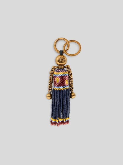 DOLL CHARM WITH BEADS