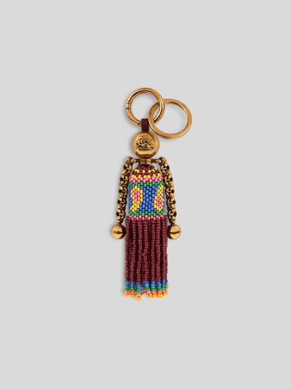 DOLL CHARM WITH BEADS