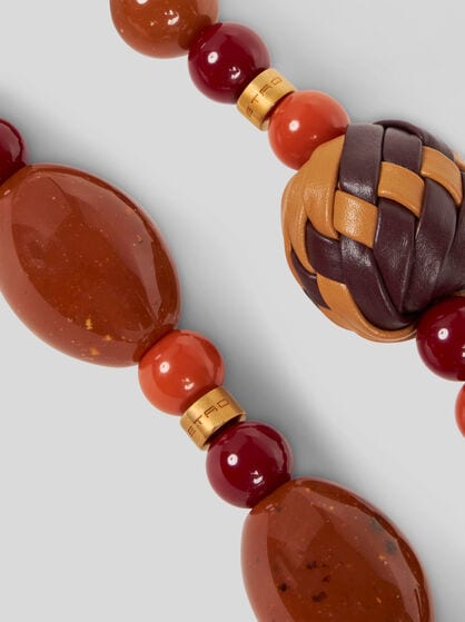 BAG HANDLE WITH MARBLES