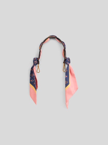 BAG HANDLE WITH SCARF