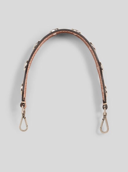 LEATHER BAG HANDLE WITH STUDS