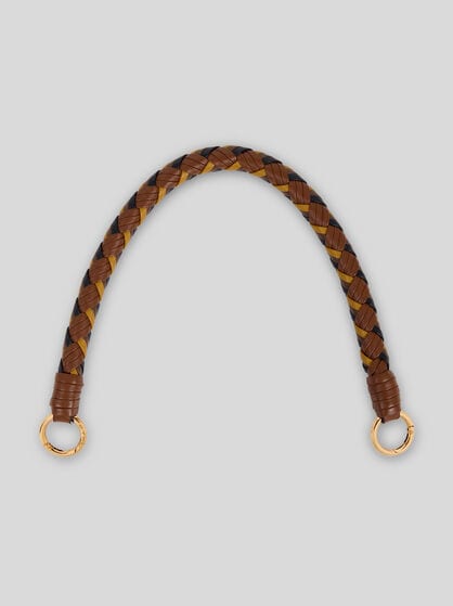 WOVEN LEATHER BAG HANDLE