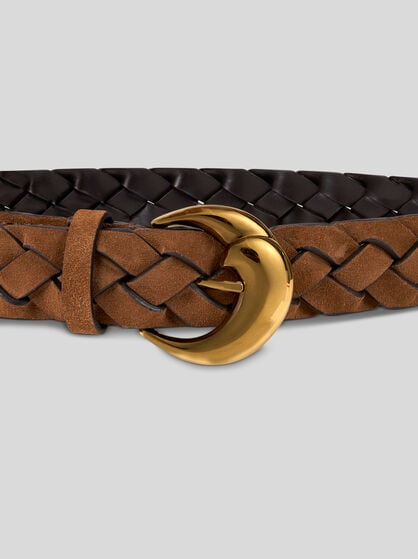 WOVEN LEATHER BELT