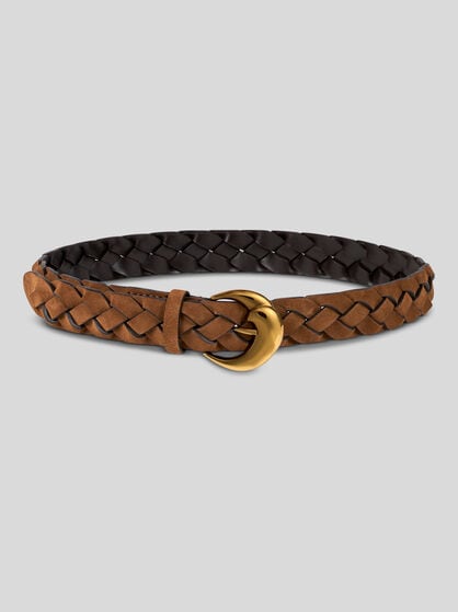 WOVEN LEATHER BELT