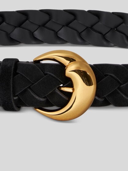 WOVEN LEATHER BELT