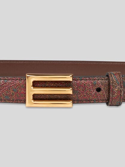 REVERSIBLE BELT WITH ETRO BUCKLE