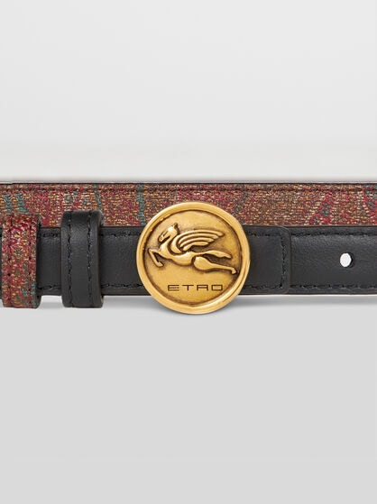 REVERSIBLE BELT WITH PEGASO