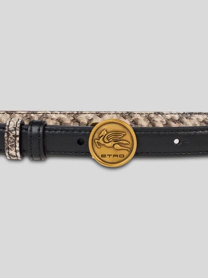 REVERSIBLE AYERS LEATHER BELT
