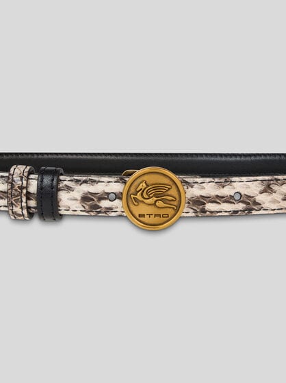 REVERSIBLE AYERS LEATHER BELT