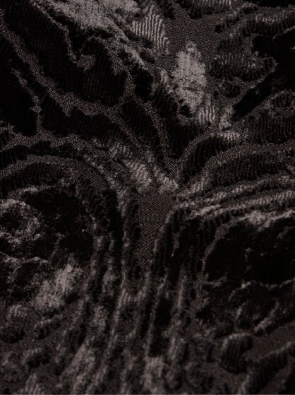 VELVET JACQUARD COAT