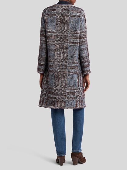 BOUCLÉ JACQUARD COAT