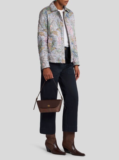 QUILTED JACKET WITH PRINT