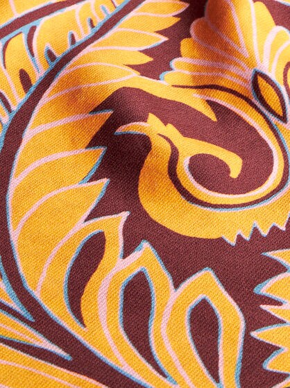 MANTELLA IN COTONE JACQUARD