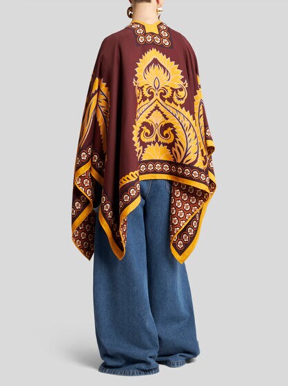 MANTELLA IN COTONE JACQUARD