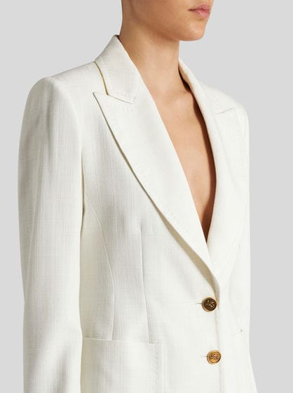 SLUB FABRIC JACKET