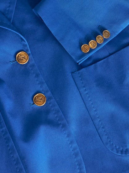 STRETCH JACKET WITH PEGASO BUTTONS