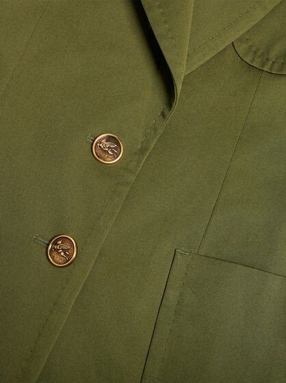 STRETCH JACKET WITH PEGASO BUTTONS