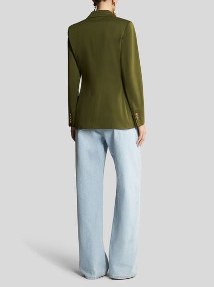 STRETCH JACKET WITH PEGASO BUTTONS