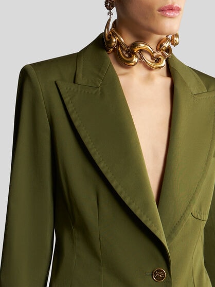 STRETCH JACKET WITH PEGASO BUTTONS