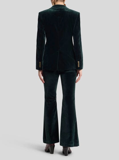 STRETCH VELVET JACKET