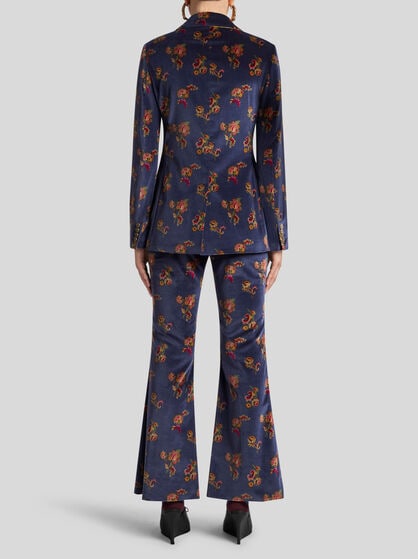 FLORAL VELVET JACKET