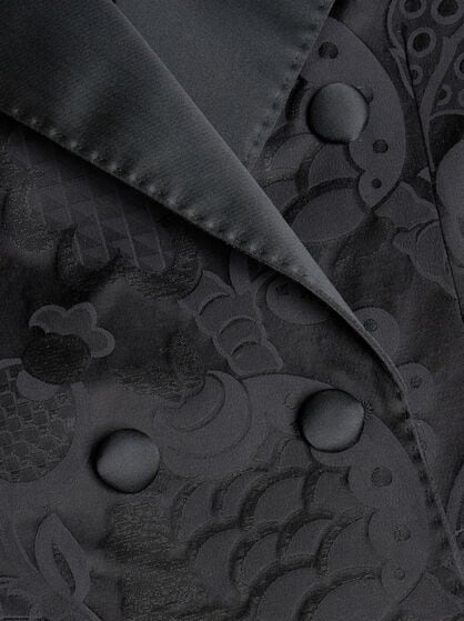 DOUBLE-BREASTED JACQUARD JACKET