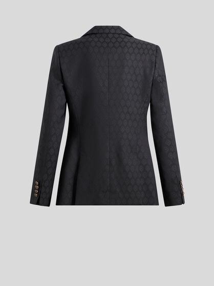 WOOL JACQUARD JACKET