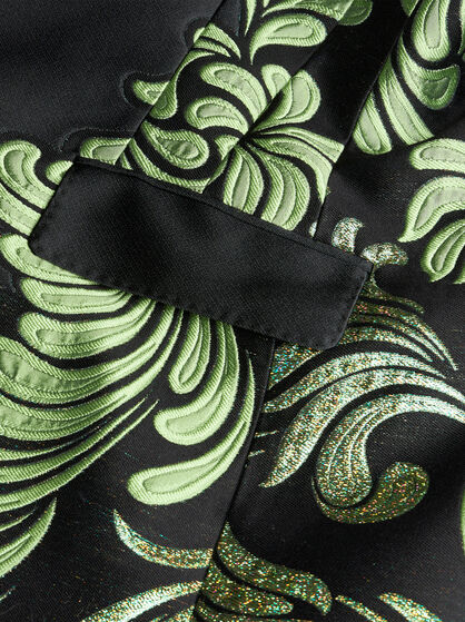 JACQUARD BROCADE JACKET