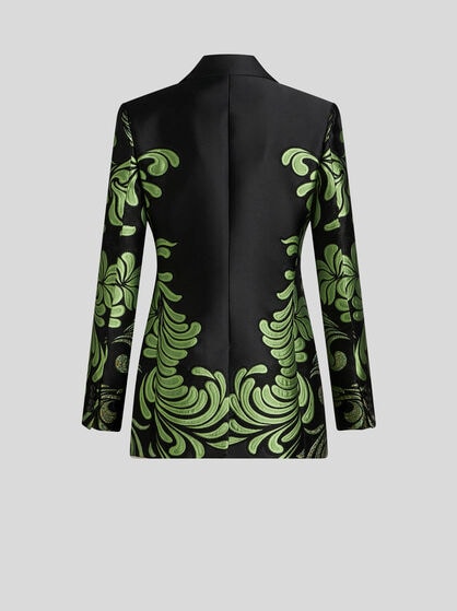 JACQUARD BROCADE JACKET