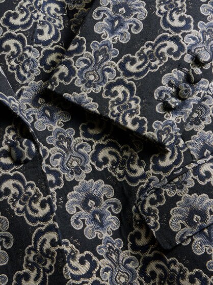 COTTON JACQUARD JACKET