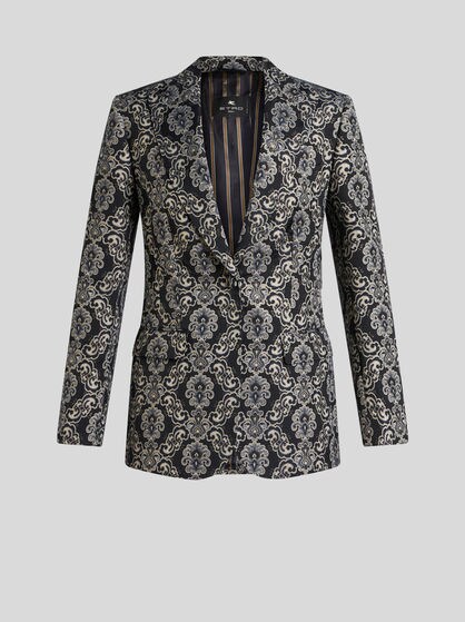 COTTON JACQUARD JACKET
