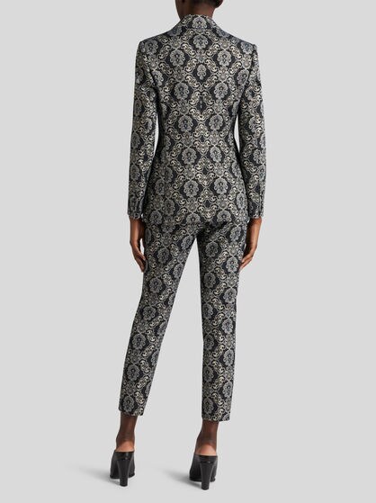 COTTON JACQUARD JACKET