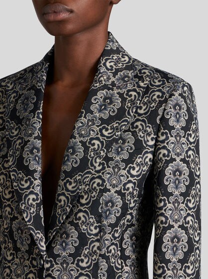COTTON JACQUARD JACKET