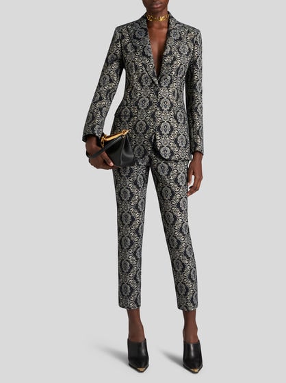 COTTON JACQUARD JACKET