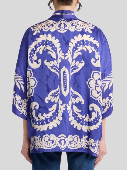 FLORAL JACQUARD KESA ROBE