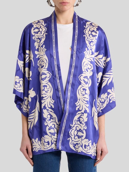 FLORAL JACQUARD KESA ROBE