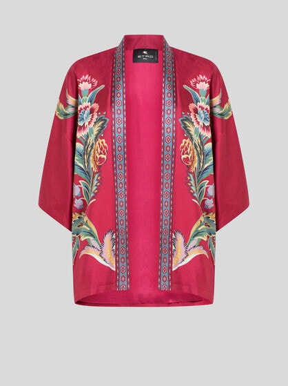PRINTED SILK TWILL KESA